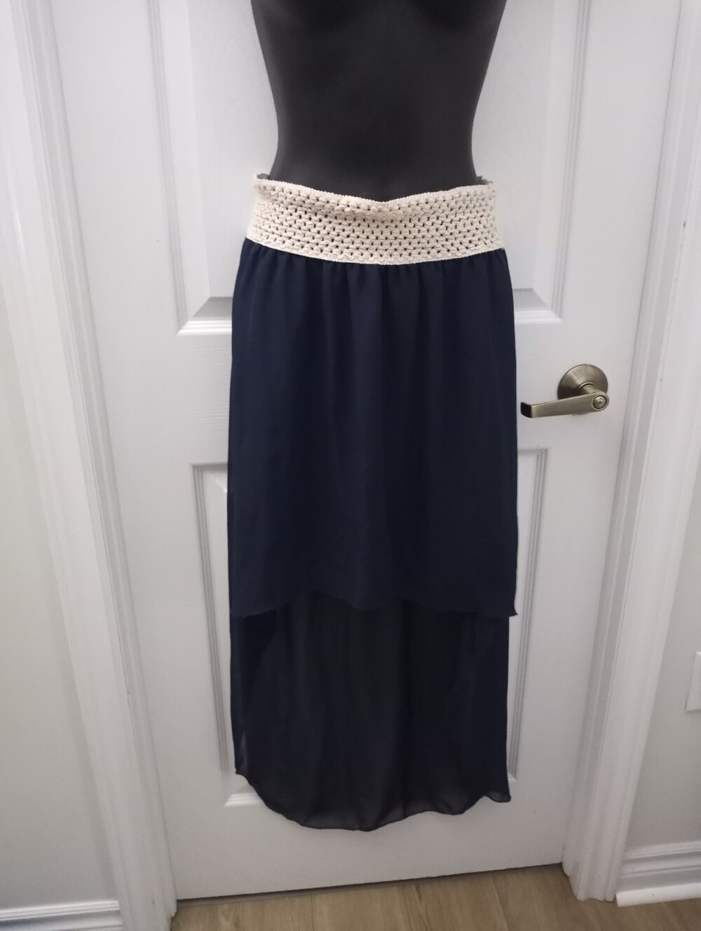 BELLA D High Low Sheer Skirt